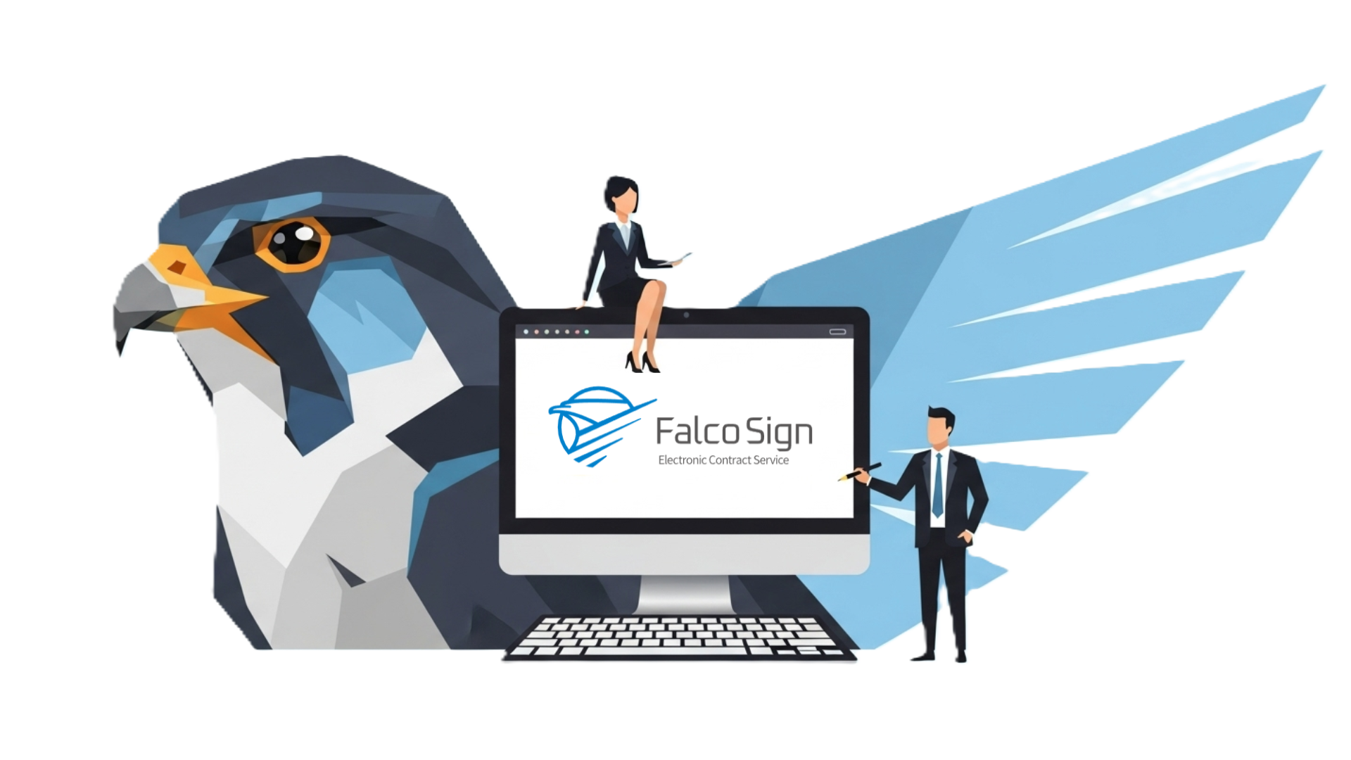 Falco Sign ファーストビュー(タブレット)